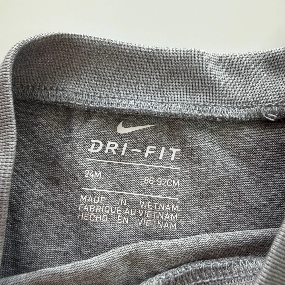 Nike Kids Gray Tee with Yellow Print - Picture 2 of 4